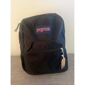 NWT JanSport Cross Town Black Backpack